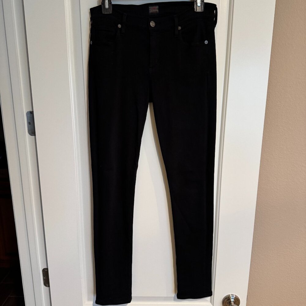 Citizens of Humanity Avedon Black Skinny Leg Jeans, Size 30